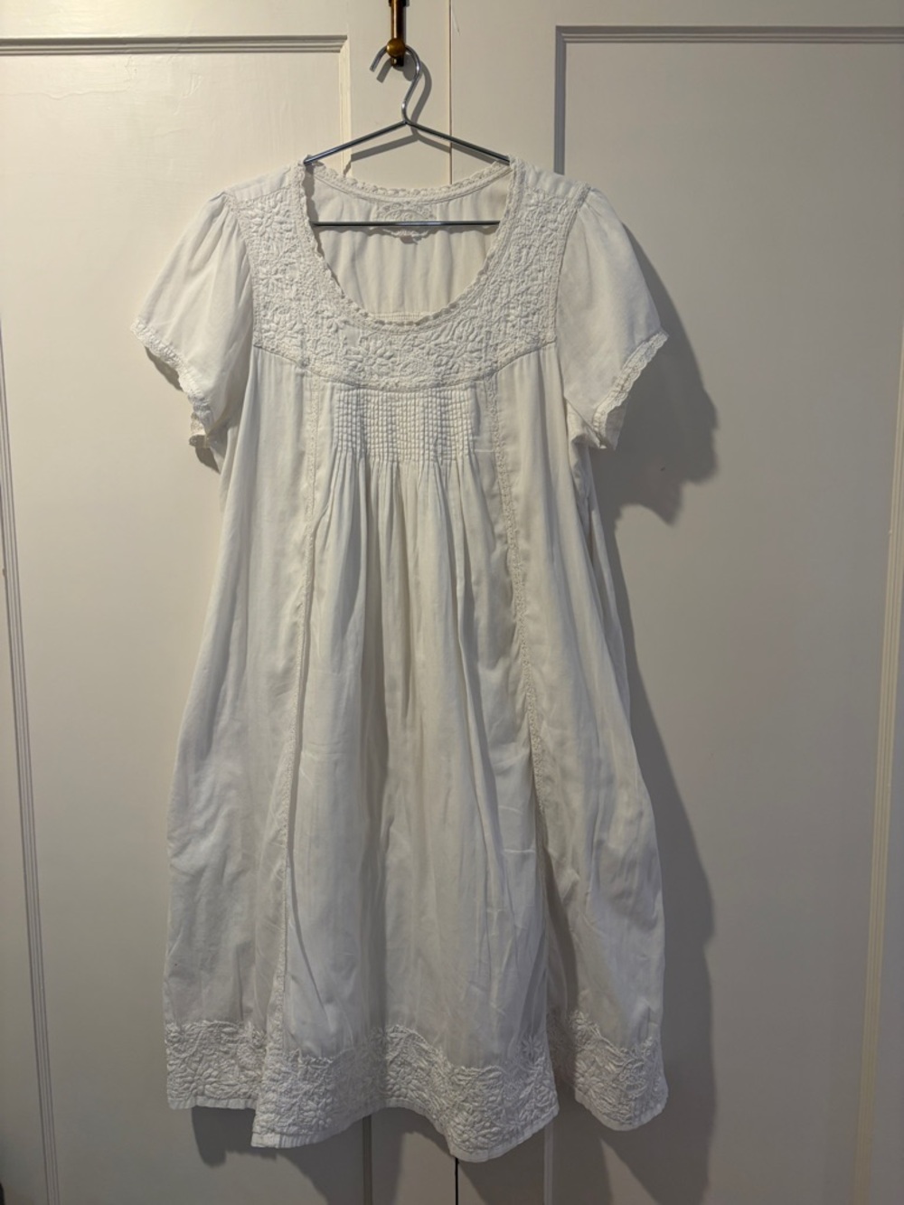 La Cera cotton embroidered chemise